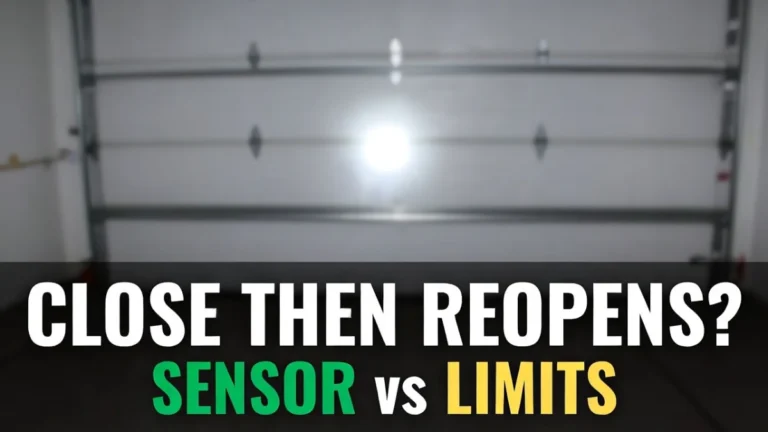 Garage Door Closes Then Immediately Reopens