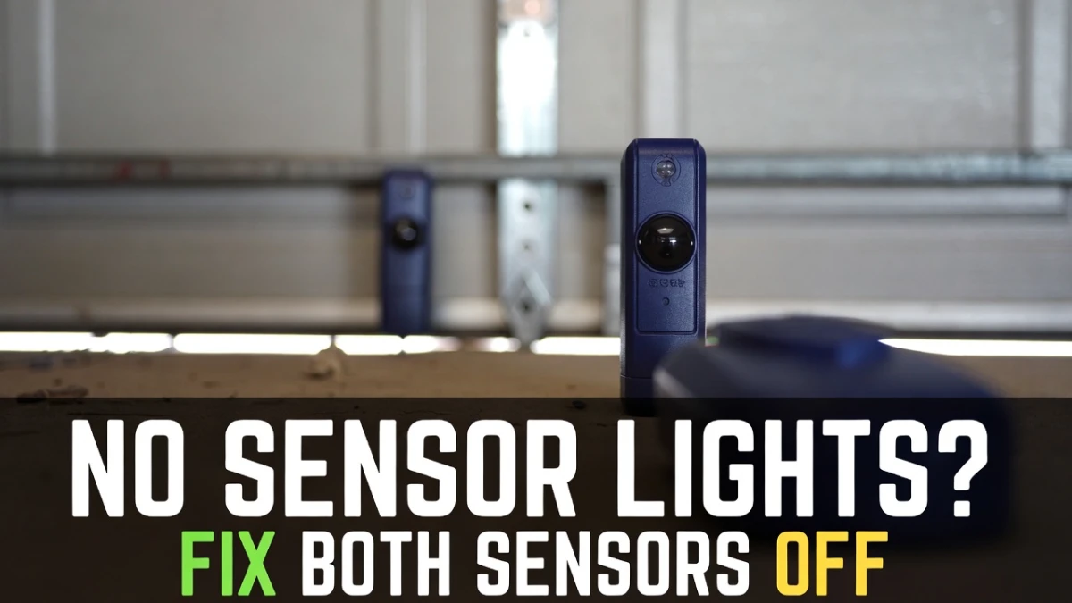 Garage Door Safety Sensor Lights Off