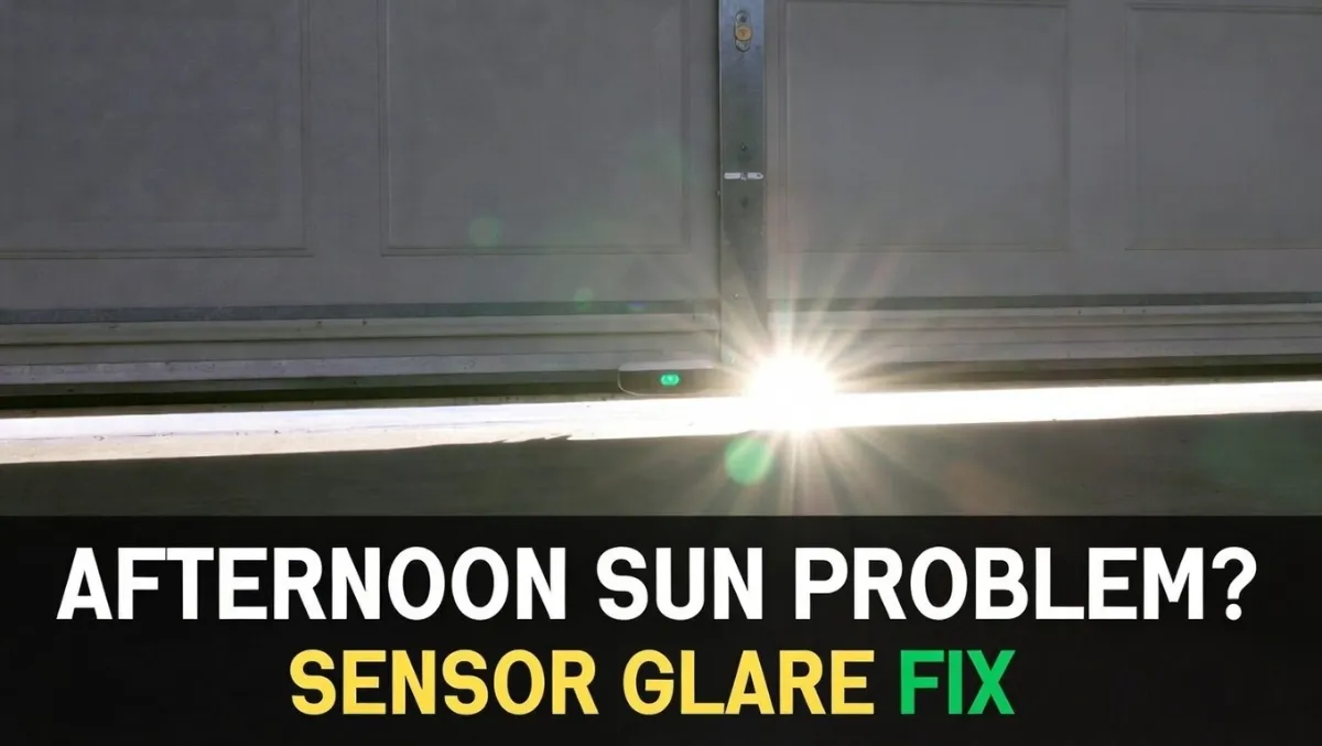 Garage Door Sensor Sunlight Problem (Afternoon Issue)