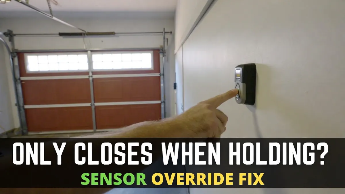 Garage Door Won’t Close Unless I Hold the Wall Button