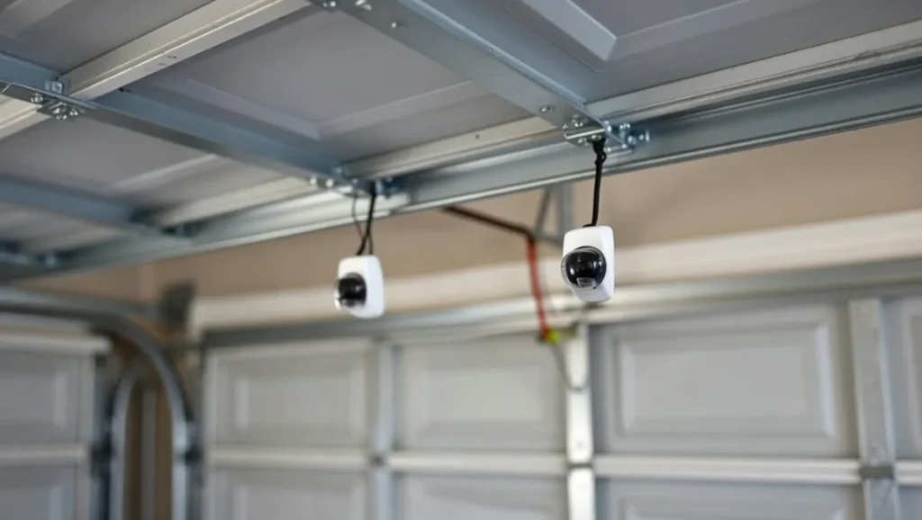 garage door safety sensors with no lights on both sides