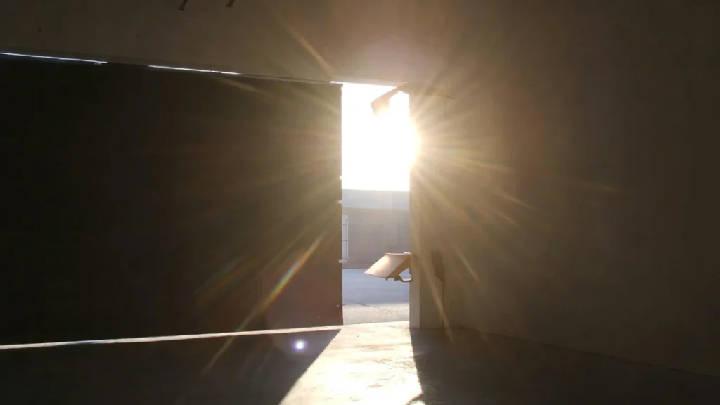 sunlight interference fix for garage door safety sensor