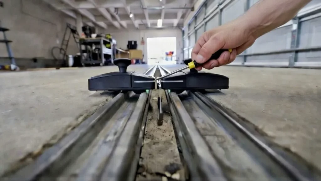  tightening garage door sensor bracket to keep alignment