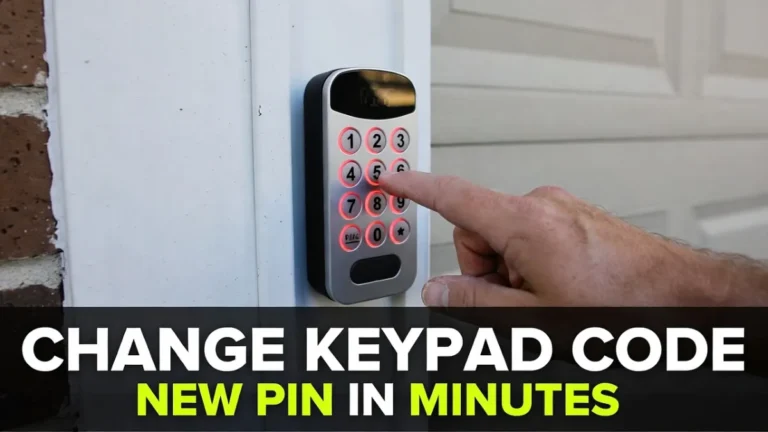 how to change garage keypad code new PIN