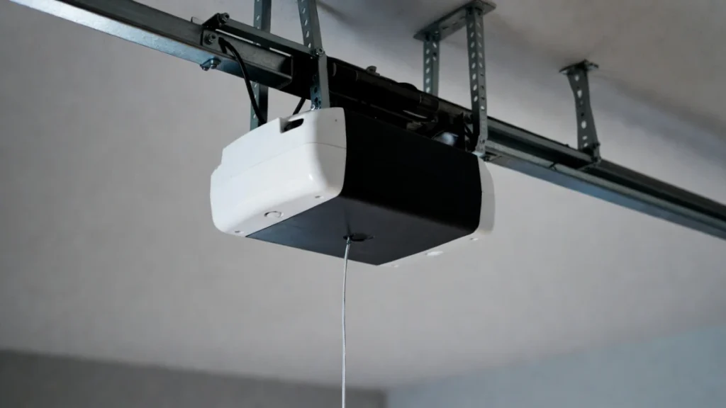 garage door opener antenna wire position check