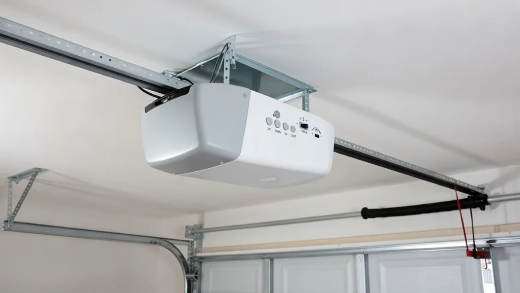 garage door opener force travel settings check