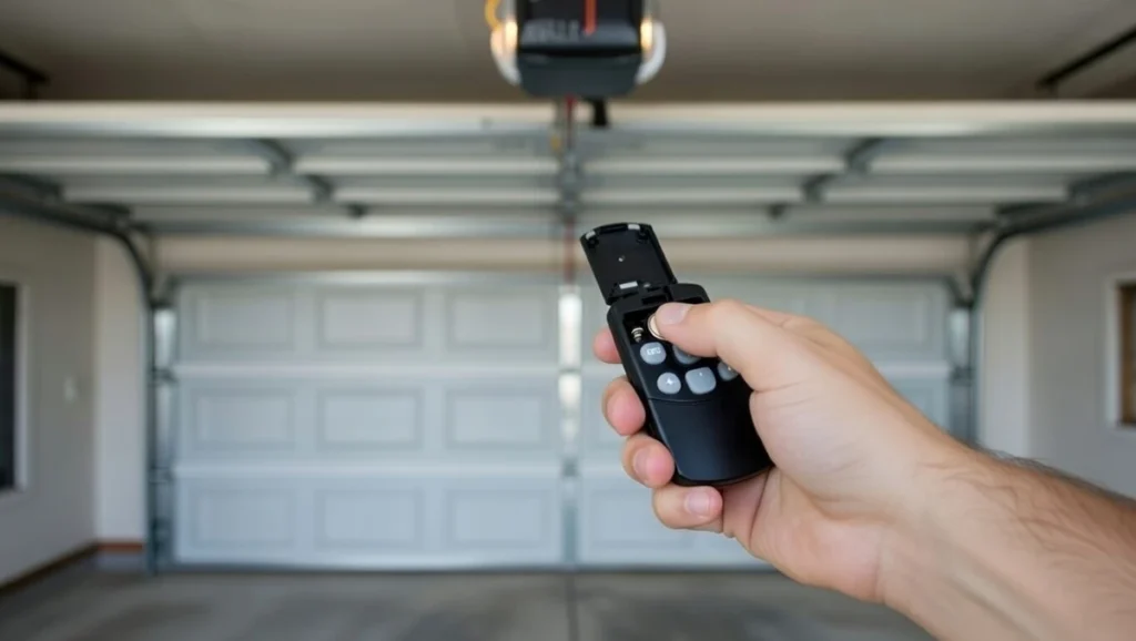  replacing battery in garage door remote to improve range
