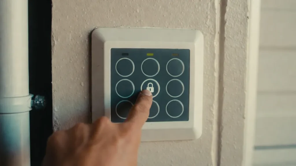 checking lock mode on garage wall control for keypad issue