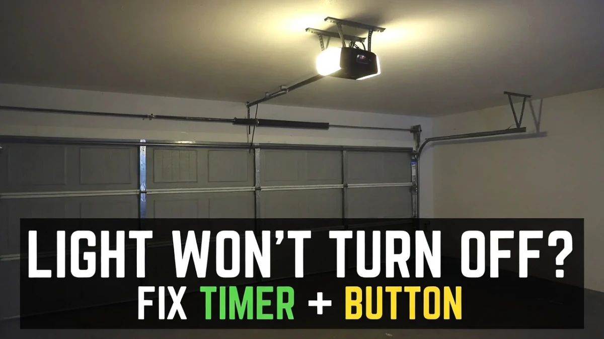 Garage Door Opener Light Won’t Turn Off