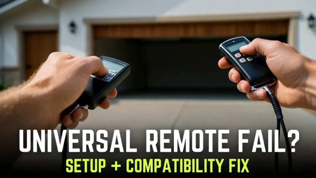 finding learn button on garage opener for universal remote programming