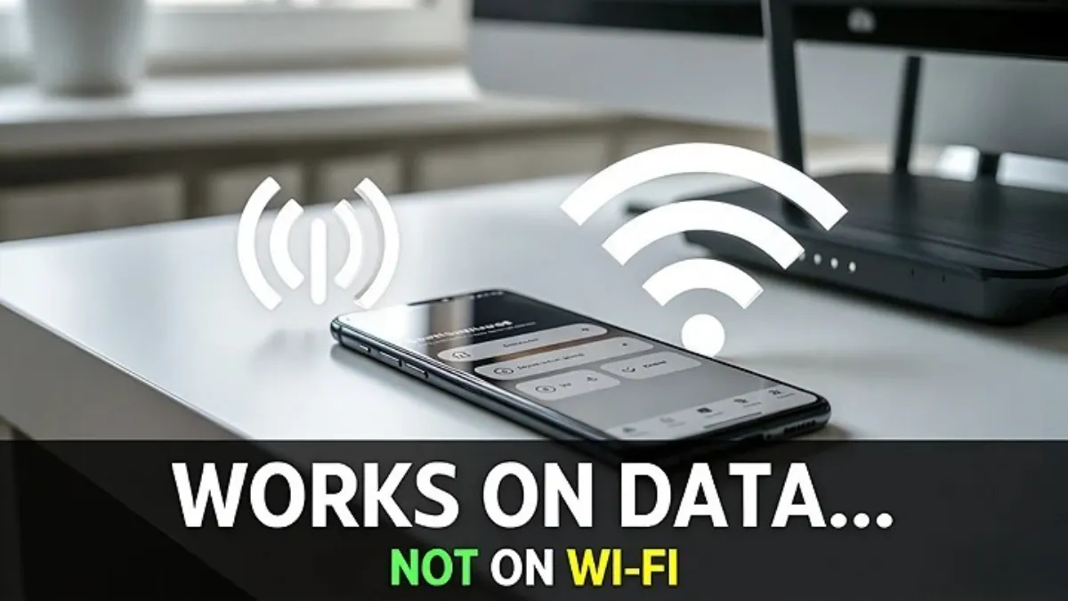 myq works on mobile data but not on wifi fix