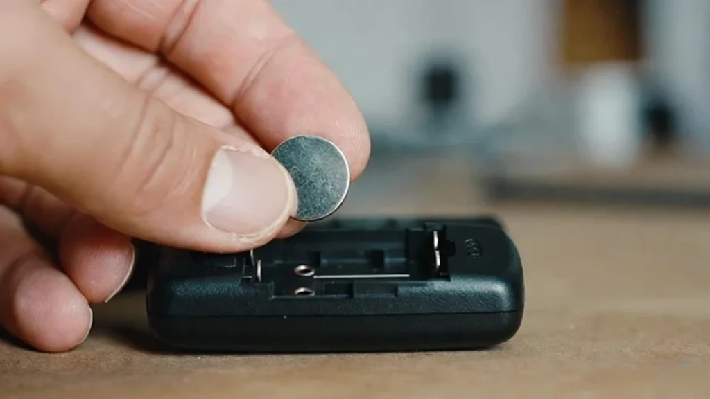 replacing remote battery to help programming