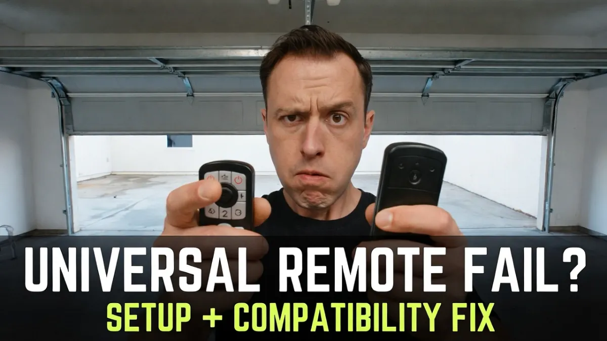 universal garage door remote not working setup compatibility fix