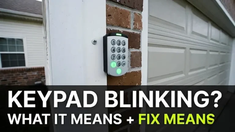 Garage Door Keypad Keeps Blinking