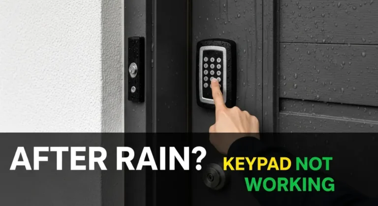 Garage Door Keypad Not Working After Rain: Moisture Issues and Fixes (Drying, Battery, Replacement)