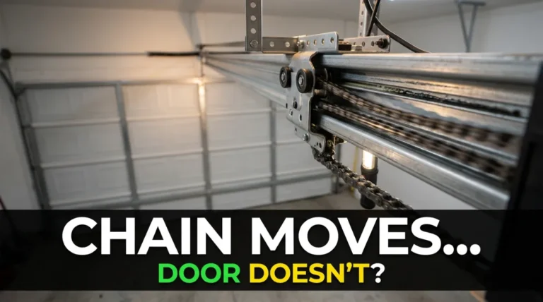 Garage Door Opener ChainBelt Moves But Door Doesn’t