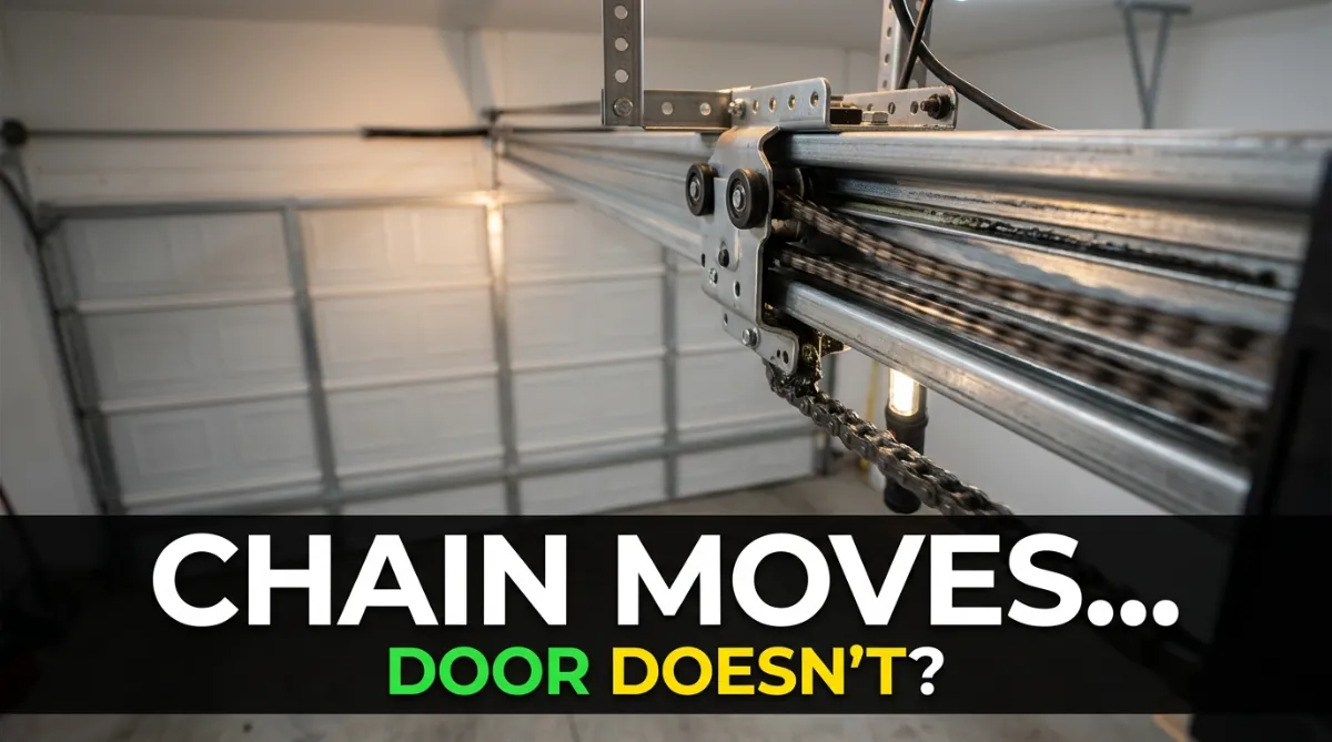 Garage Door Opener ChainBelt Moves But Door Doesn’t