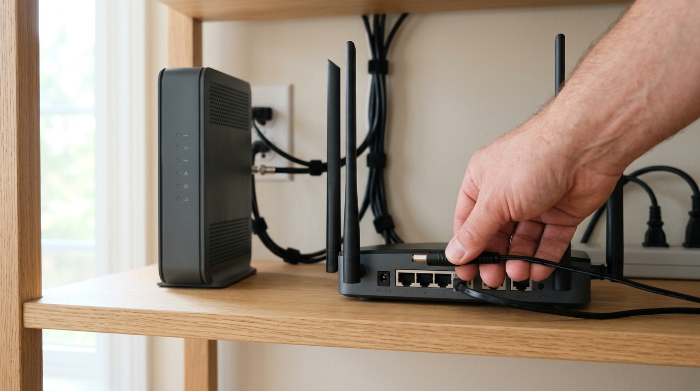 reboot modem and router to stabilize MyQ connection