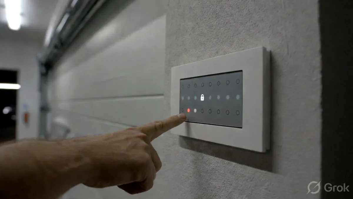 check lock mode if garage keypad says wrong code