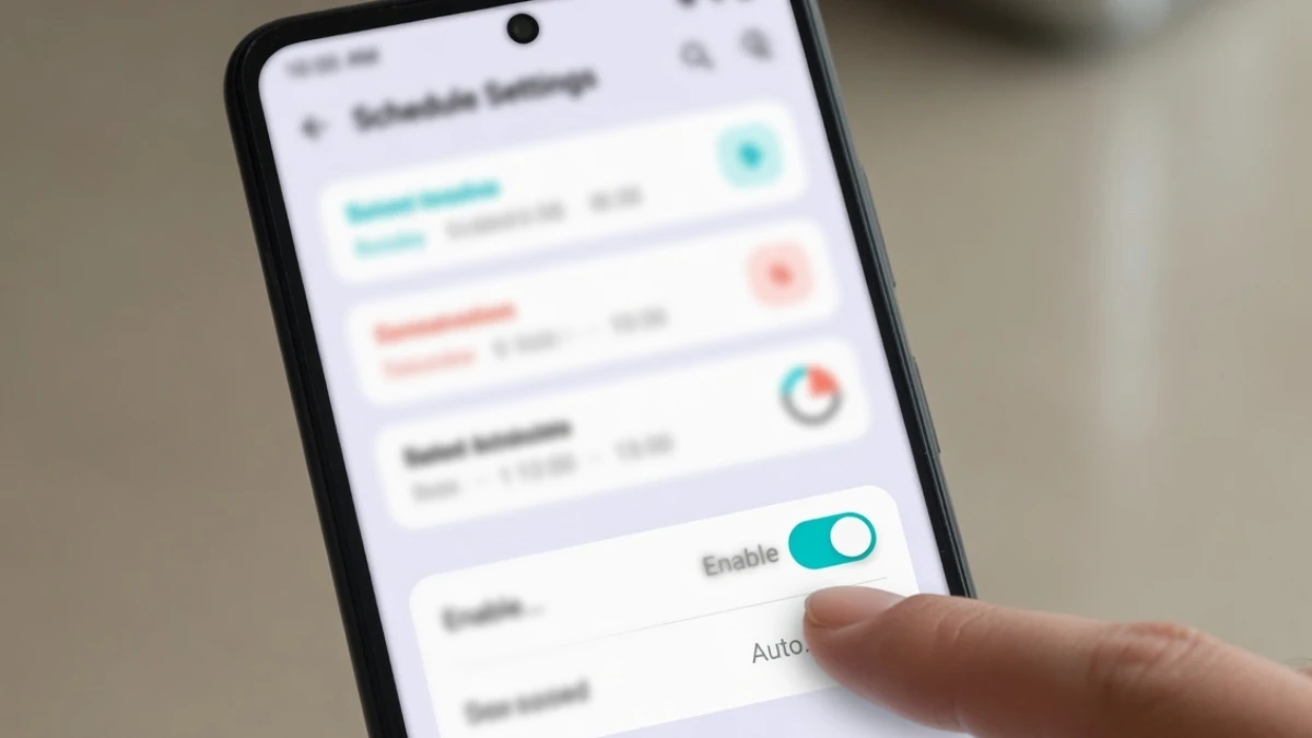 enable MyQ schedule and assign to correct door