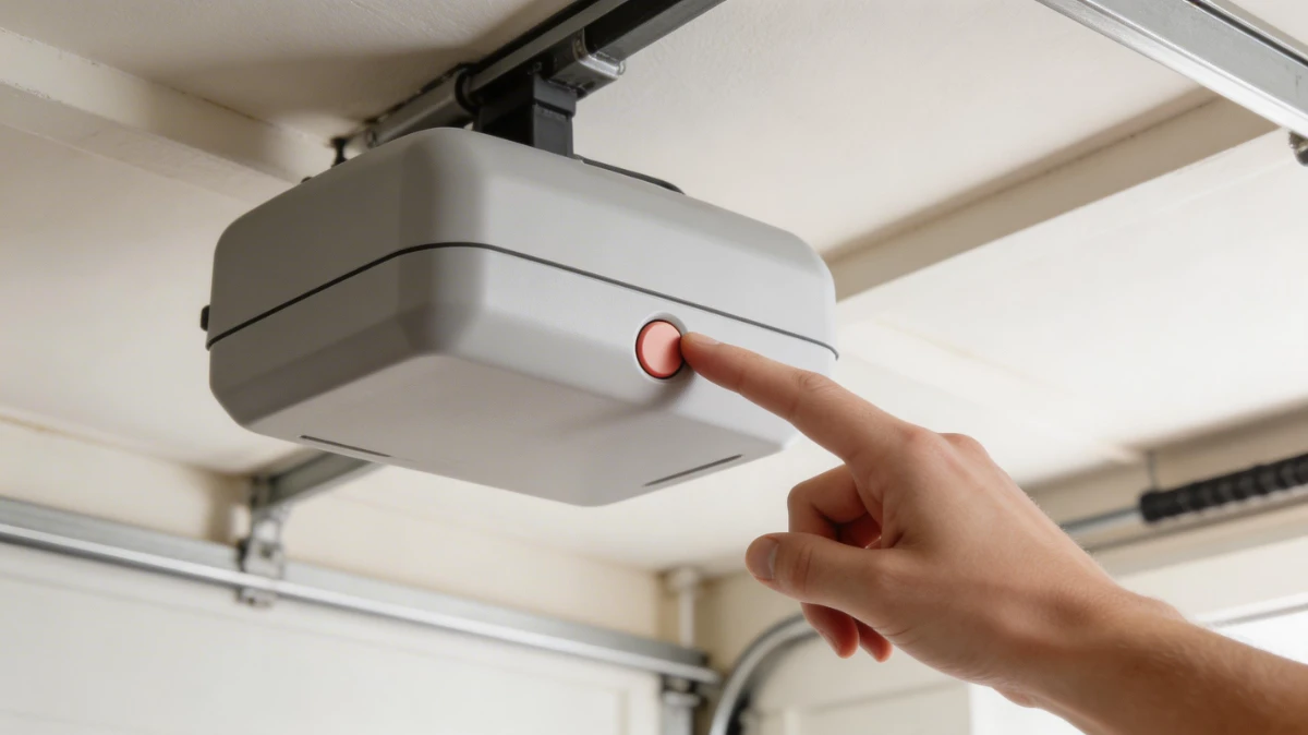  press learn button to reprogram garage keypad in winter