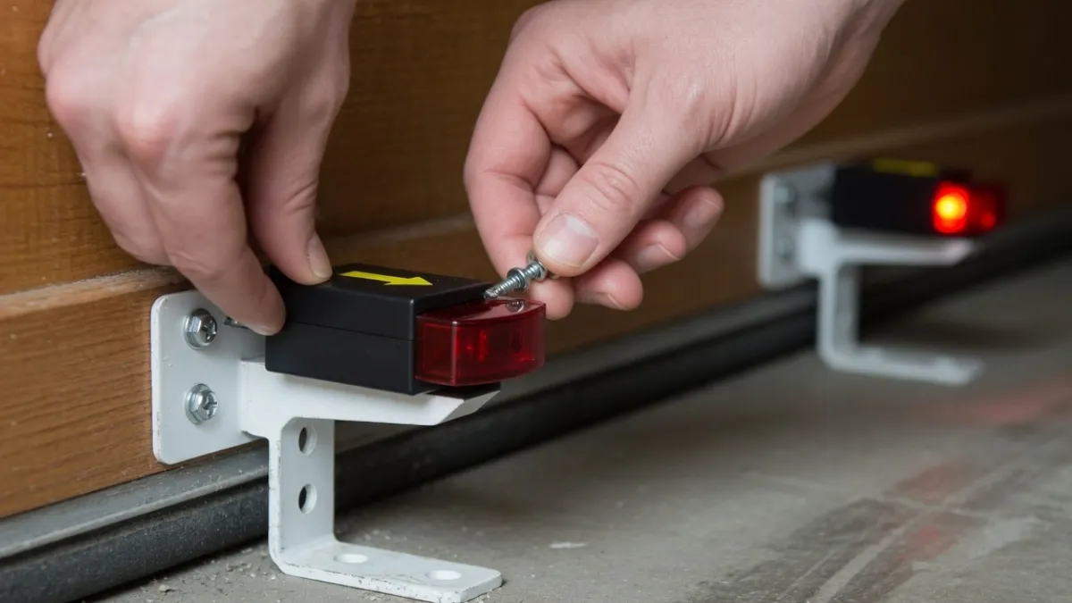 micro adjust receiver angle to reduce glare and keep sensor aligned