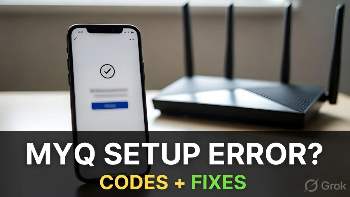myq setup error codes common errors fixes