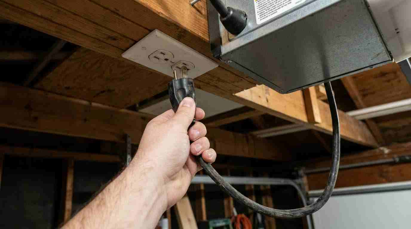 power cycle garage door opener reset
