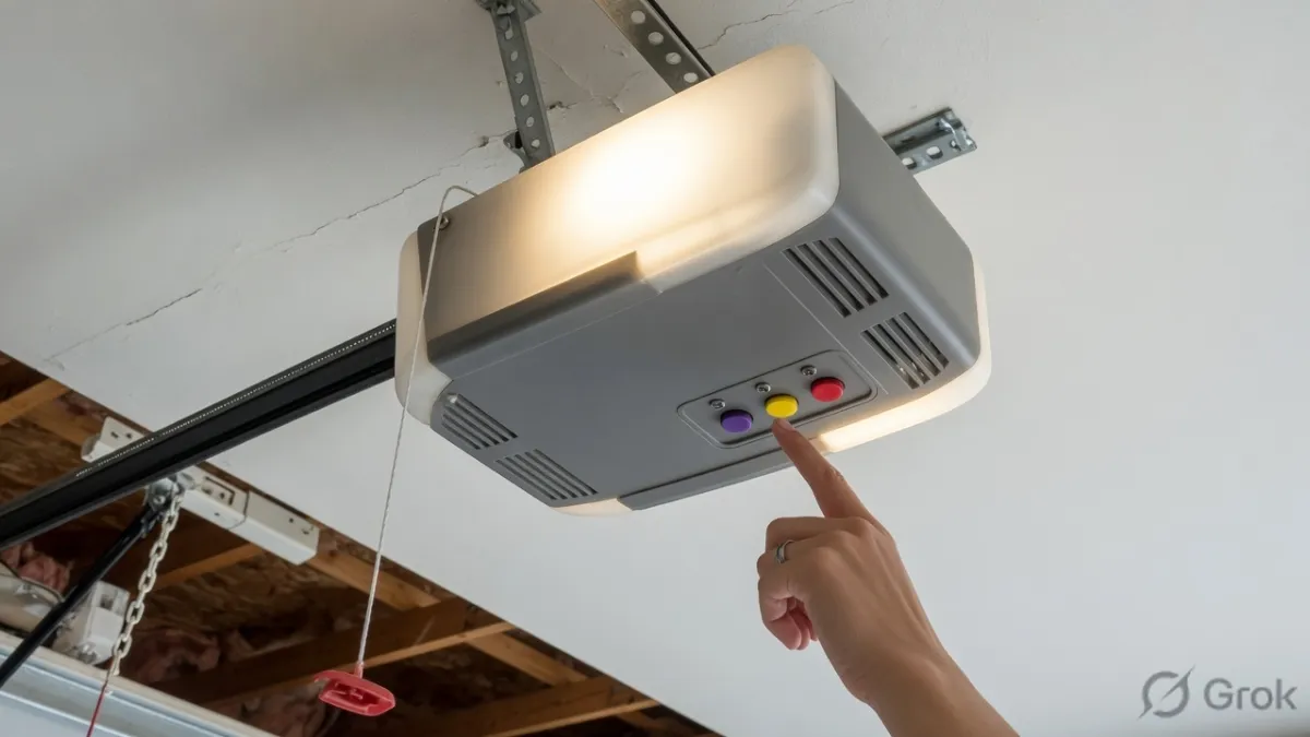  press learn button to reprogram garage remote