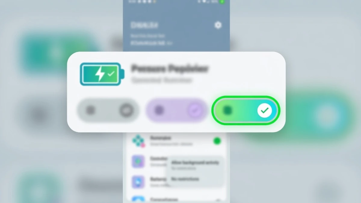 remove battery optimization restrictions for MyQ app