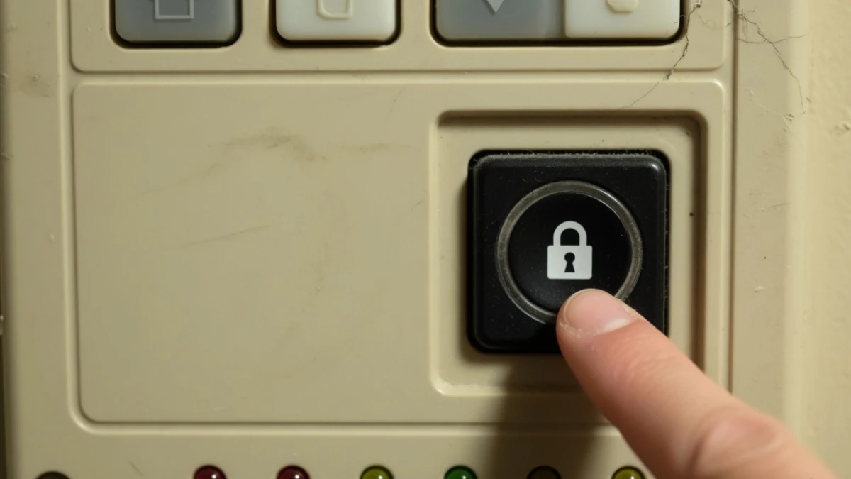 turn off lock mode to make garage remote work